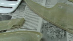 Первые детали стеклопластикового крыла на Приору