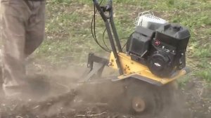 Послеуборочная обработка земли с использованием мотоблока