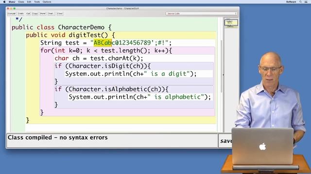Character Class - Java Programming: Arrays, Lists, and Structured Data