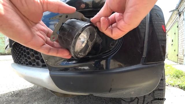 Замена лампы ПТФ на Паджеро Спорт 2