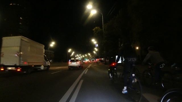 2021-10-02 City Ride 77 night cycling downtown Kyiv Ukraine / нічний велозаїзд центр Київ Україна