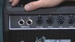 How to Use Guitar Amplifiers : Using Multiple Inputs on a Guitar Amp