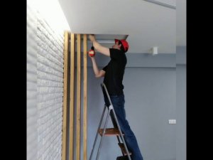 Зонирование помещения перегородками из клеёного бруса
