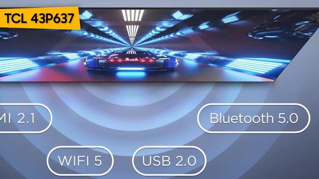 Телевизор TCL 43P637 смотреть онлайн