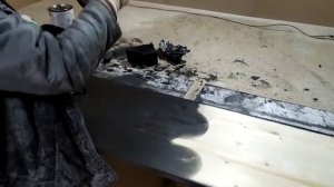 Работа орбитальной шлифовальной машинкой! Покраска.