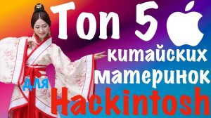 ТОП 5 КИТАЙСКИХ МАТЕРИНОК ДЛЯ HACKINTOSH!!!