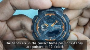 How To Reset Casio G Shock GA-110 Watch | G Shock Analog and Digital Display Not Matching