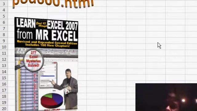 Excel - MrExcel Netcast 500th Episode - Episode 600