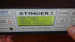 Глубинный металлоискатель Mikron Stinger 2 и его главное меню!