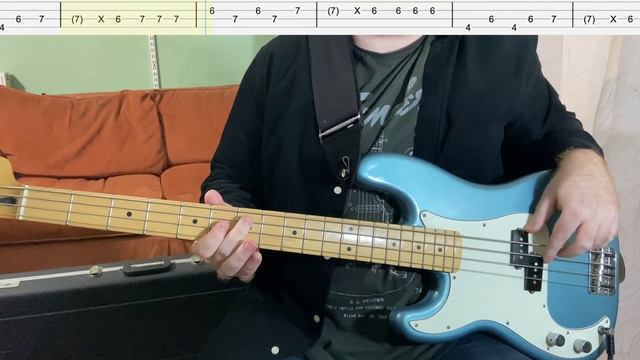 Måneskin - MAMMAMIA (Bass Cover With Tabs)