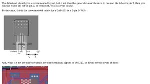 LM1084, should I leave the copper area connected to the TAB floating? (2 Solutions!!)