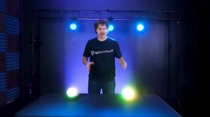 How To Set Up Master/Slave mode on Rockville RockPAR TRI LED RGB Compact Par Can DMX Wash Light