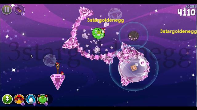 Angry Birds Space Cosmic Crystal 7-6 by 3stargoldenegg - смотреть видео ...