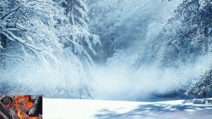 Звуки метели //Расслабляющая сильная метель//Звуки метели за окном и уютный камин//Звуки вьюги