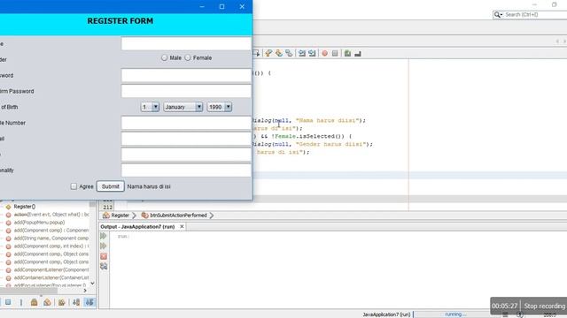 [MPF-4] Basic Java Swing Pass data from one jframe to another frame смотреть онлайн
