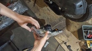 Замена Стекла Фары  Honda Dio AF-35