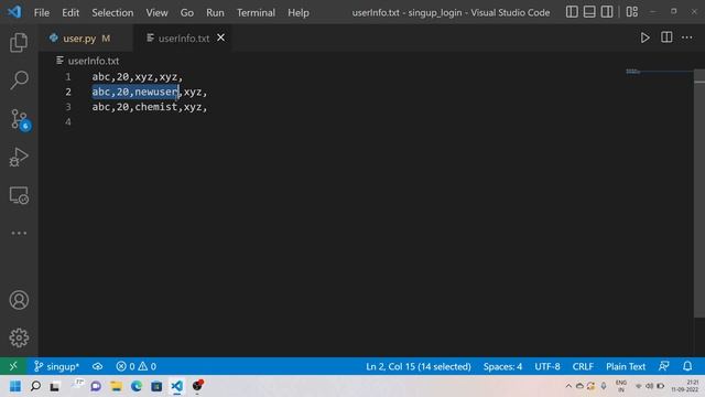 V3(P1) - Singup and Login Project.