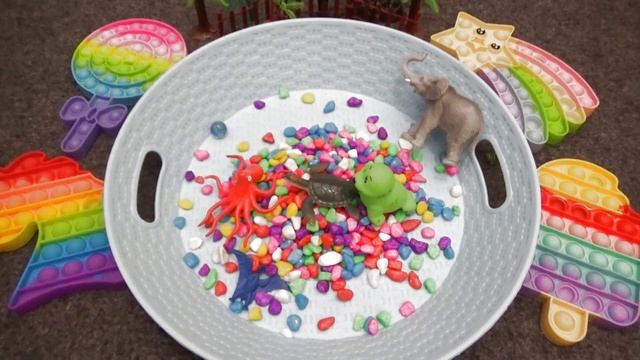 Cute Animals, Duck, Tiger, Turtle, Crab, Elephant, Dolphin, Seal, Octopus смотреть онлайн