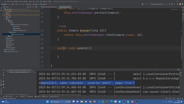Spring - JPA - EntityManager смотреть онлайн