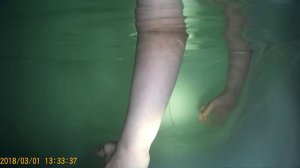 sjcam sj4000 под водой, на фонаре
