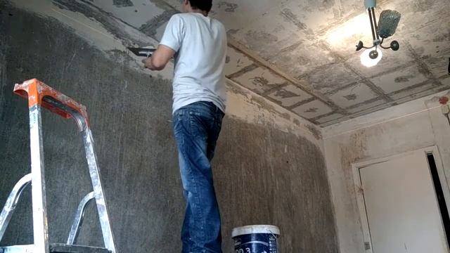 Быстрая установка маяков на потолок. Легкий способ. смотреть онлайн