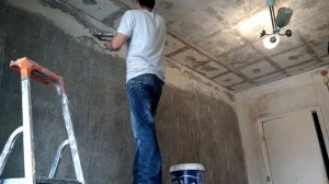 Быстрая установка маяков на потолок. Легкий способ.