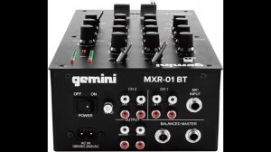 GEMINI MXR 01 BT BLUETOOTH DJ MIXER