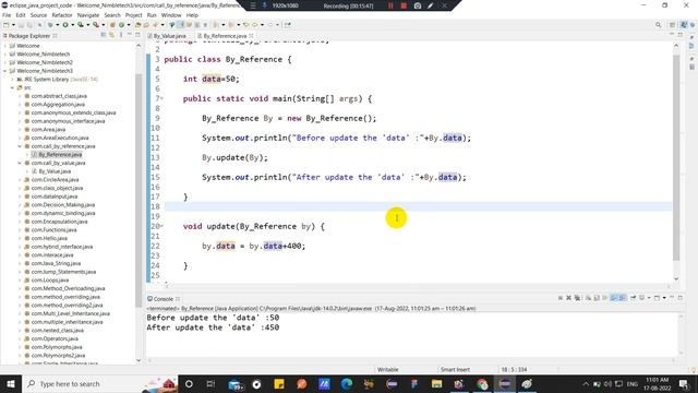 Call By Value & Call By Reference In Java #LingarajTechhub смотреть онлайн