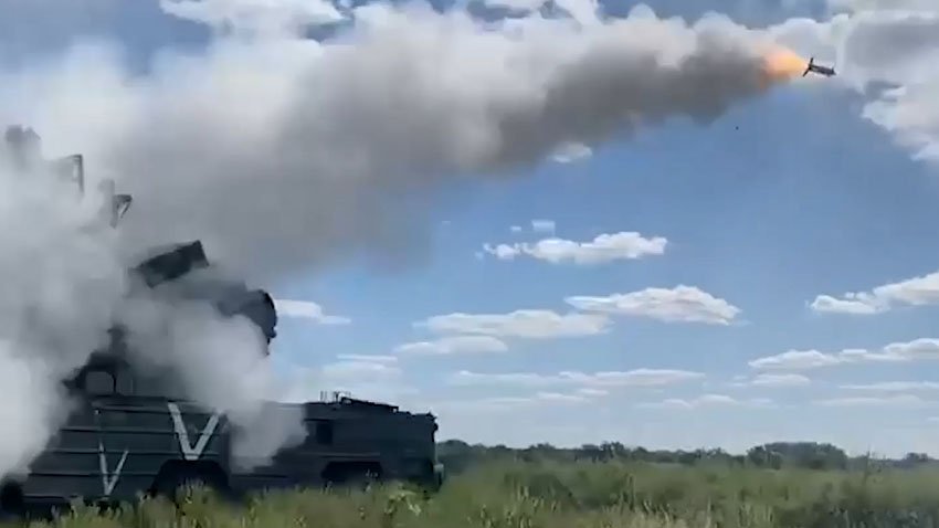 Российские зенитчики сбили украинский штурмовик Су-25