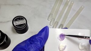 Перламутровый гель с Алиэкспресс. Эффект текстуры и мрамора. Тренд маникюра