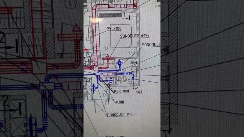 Монтаж вентиляции по готовому проекту. #вентиляция #dmitry_hvac #проектирование