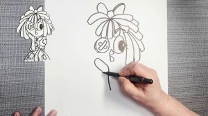 Как нарисовать Рагату из Цифрового Цирка | Рисуем по шагам