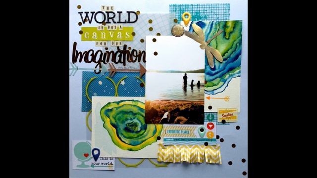 Get It Scrapped VLOG Scrapbooking Ideas for creating layouts with contour lines смотреть онлайн