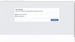 Tool change facebook information with cookies