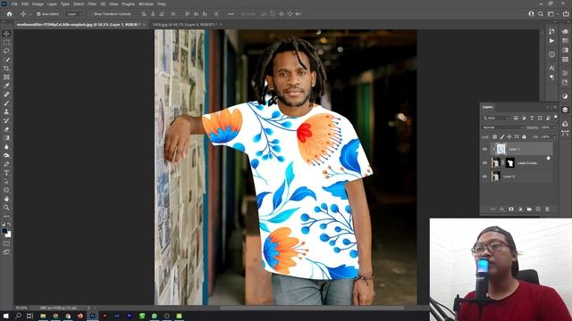 CARA MEMASUKAN DAN MENYATUKAN GAMBAR DESAIN PADA KAOS MENGGUNAKAN ADOBE PHOTOSHOP CC смотреть онлайн