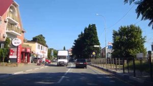 Приехали в Лазаревское. Дорога на Сочи, ул.Победы и Лазарева.