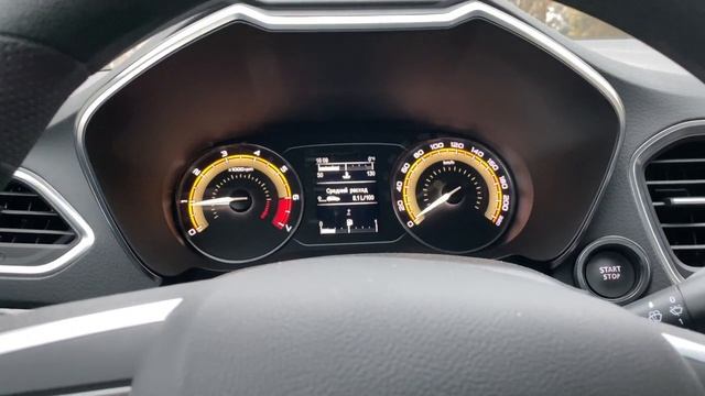 Лада Веста Веста NG. Расход топлива. Зимний запуск двигателя! смотреть онлайн