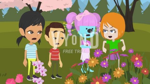 Daisy (Calliou) accuses Daisy (WWW) of stealing her name/destroys her garden/GROUNDED!