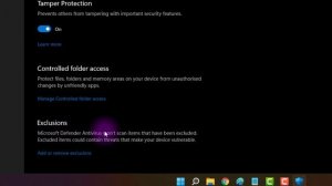 Coba Ini, Cara Add Exclusions File Folder Ms Defender Windows 11