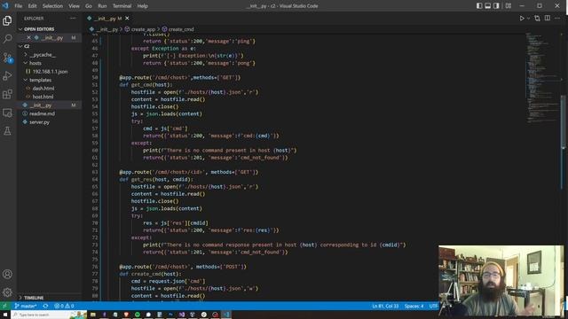 RRE9 - Can you use Python Flask for Malware Development?