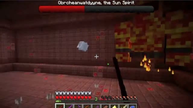 Minecraft-The Aether: Gold Dungeon Boss. (Sun Spirit) смотреть онлайн