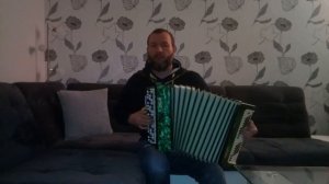 игра на баяне. Фантазии на тему "Какая песня без баяна." "What song without button accordion."