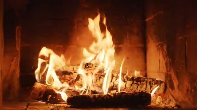 ? Relaxing Fireplace 10 HOURS with Burning Logs and Crackling Fire Sounds for Stress Relief 4K UH