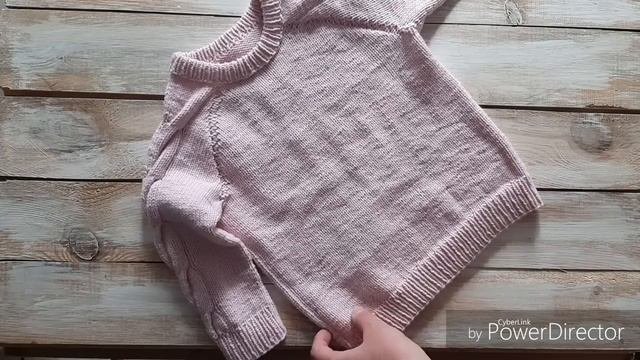 Как связать самый красивый детский джемпер спицами #Вязание