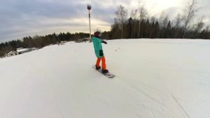 УДИВИ друзей этим трюком! Как делать РЕВЕРТ КАРВ на сноуборде??