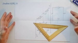 Усеченный цилиндр  Часть 1 Натуральное сечение