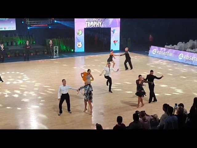 Alliance Trophy 2023. Минск, Беларусь. 09/12/2023. Сеньоры Латина. Джайв смотреть онлайн