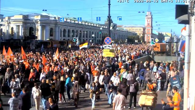 Большой Крестный ход по Невскому проспекту 12 сентября 2022 Great procession along Nevsky Prospekt