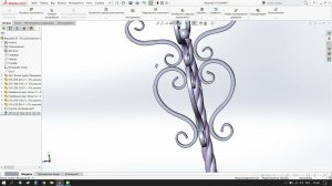 Холодная ковка. Ковка в SolidWorks. Проектирование ковки.