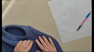 #вязание Вязать погон - это легко! Мужской свитер полупатентной резинкой